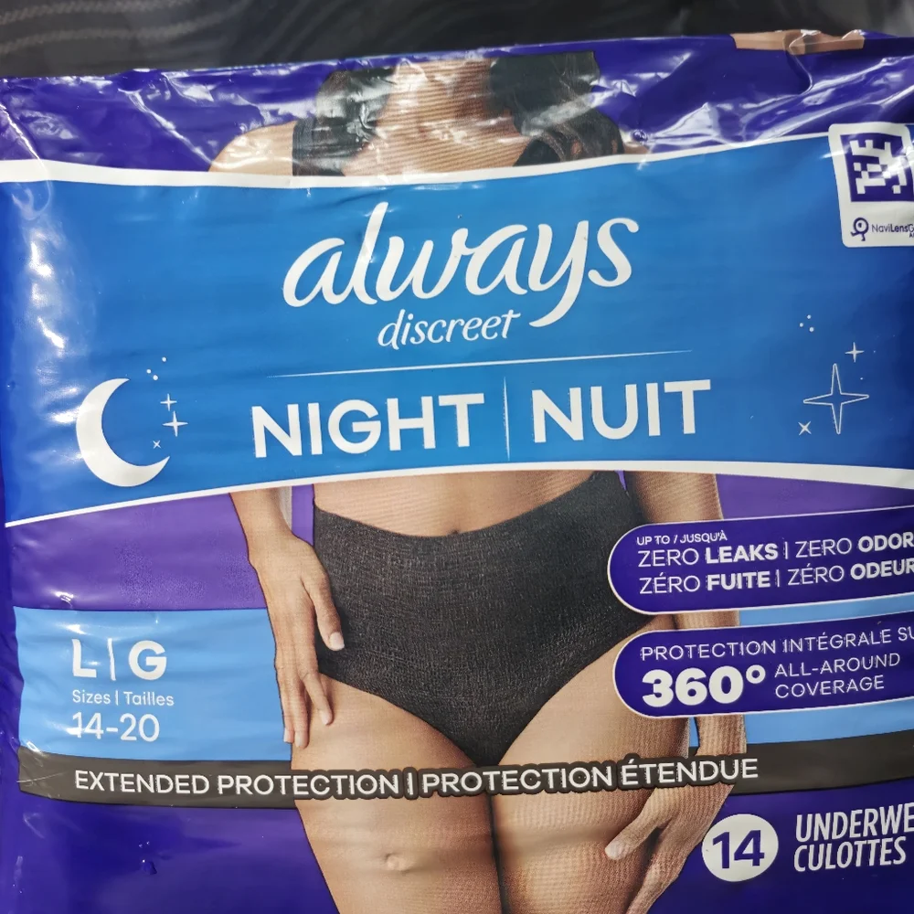 NWOT Always and Depend Bladder Leak Protection Undies Size Large - Picture 3 of 4